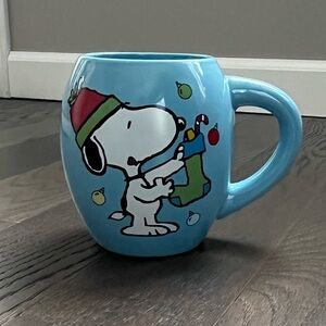 Snoopy and Woodstock Peanuts Holiday Mug